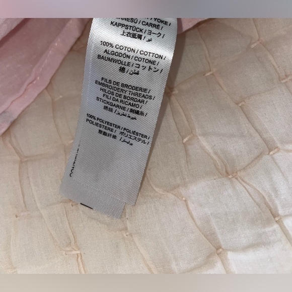 Bonpoint Pink Embroidered Ruffle Blouse - Picture 9 of 9